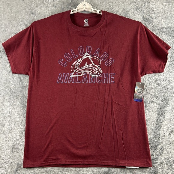 NHL Other - Colorado Avalanche Hockey NHL Mens XL T-Shirt Burgundy Short Sleeve Cotton